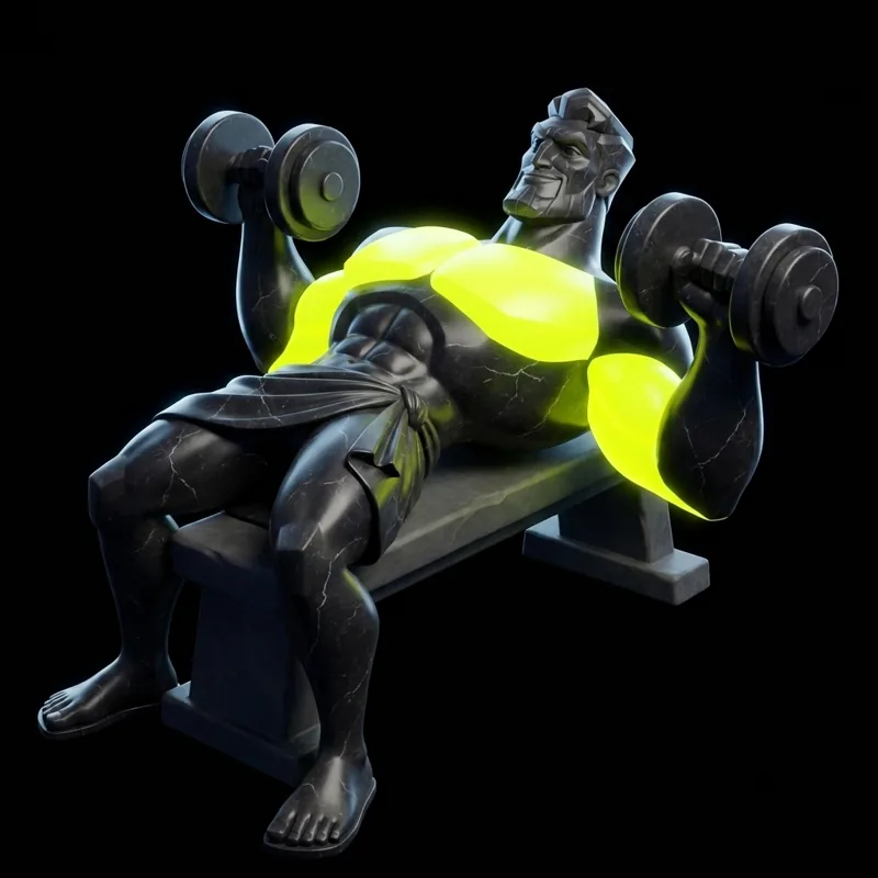 Flat dumbbell bench